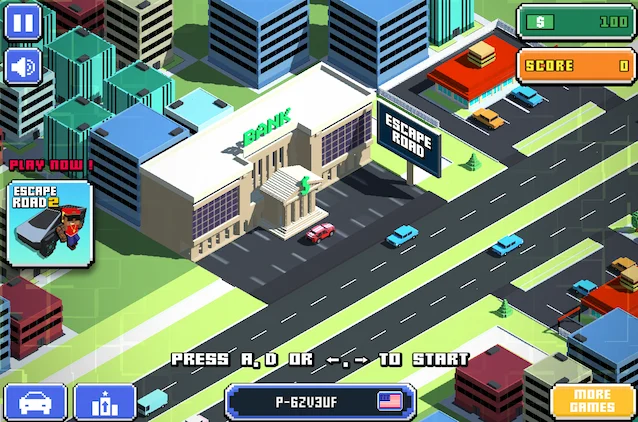Escape Road Game Screenshot